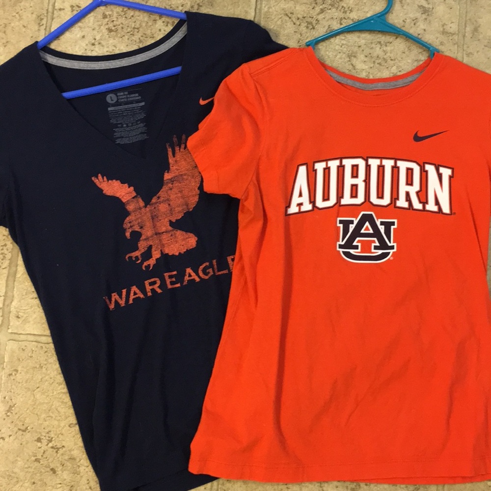 Bundle of Nike Auburn shirts